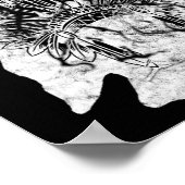 Arrowhead Hunter Indianerin für die Pfeiljagd Poster (Ecke)