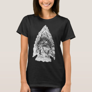 Arrowhead Hunter Indianerin für die Pfeiljagd T-Shirt