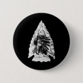 Arrowhead Hunter Indischer Chefjäger Button (Vorderseite)