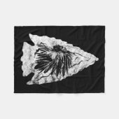 Arrowhead Hunter Indischer Chefjäger Fleecedecke (Vorderseite (Horizontal))