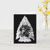 Arrowhead Hunter Indischer Chefjäger Karte (Gelbe Blume)