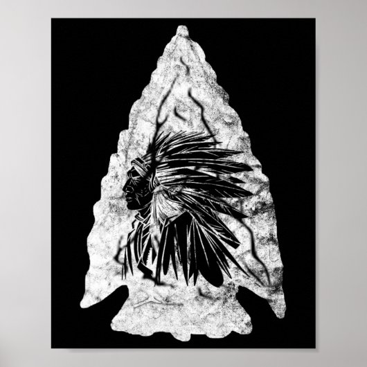 Arrowhead Hunter Indischer Chefjäger Poster (Vorne)