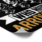 Arrowhead Hunter Shirt Alter Mann Opa Arrowhead H Poster (Ecke)