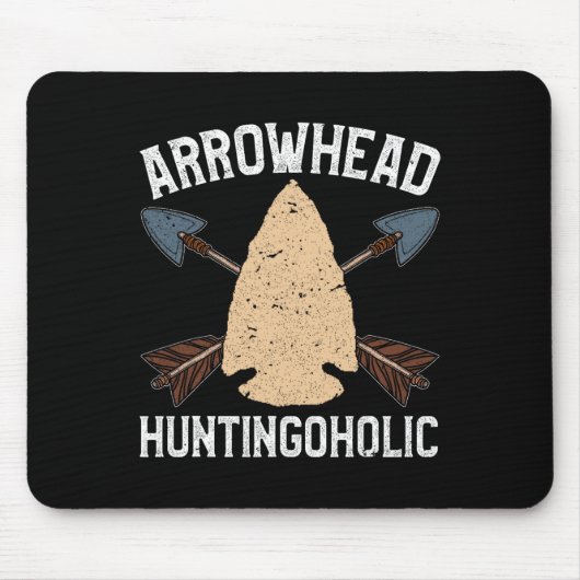 Arrowhead Hunter Shirt Funny Arrowhead Huntingohol Mousepad (Vorne)