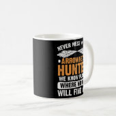 Arrowhead Hunting Artifact Collector Funny Kaffeetasse (VorderseiteRechts)