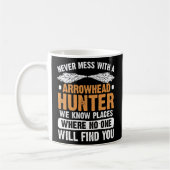 Arrowhead Hunting Artifact Collector Funny Kaffeetasse (Links)