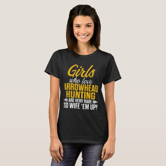 Arrowhead Hunting Collector Girls Jäger T-Shirt (Vorne ganz)