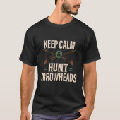 Arrowhead Hunting Hunter Artifact Collector T-Shirt (Vorderseite)