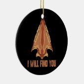 Arrowhead Junting Arrowhead Collector Keramik Ornament (Rechts)