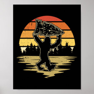Arrowhead Junting Bigfoot Arrowhead Hunter Poster