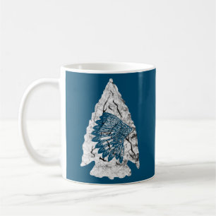 Arrowhead Junting Native American Feather Kaffeetasse