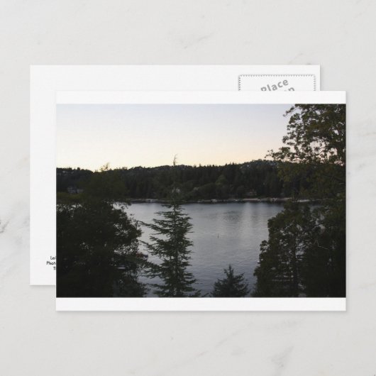 Arrowhead-See Postkarte (Vorne/Hinten)