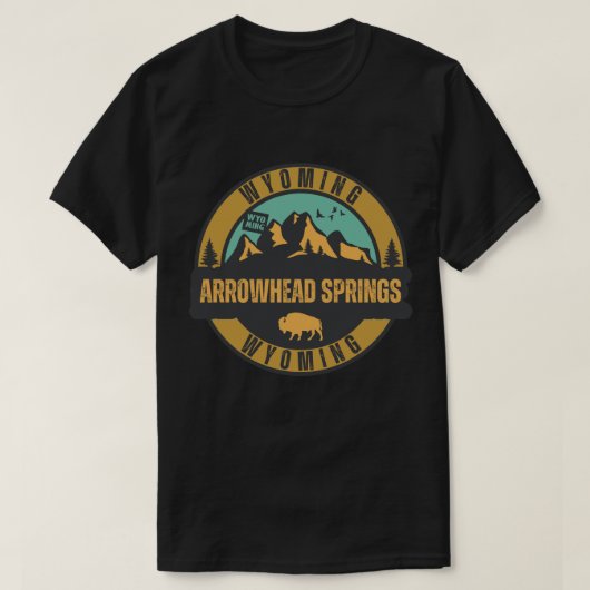 Arrowhead Springs, Wyoming T-Shirt (Design vorne)
