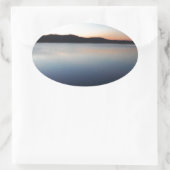 Arrowhead-Sunset Ovaler Aufkleber (Tasche)