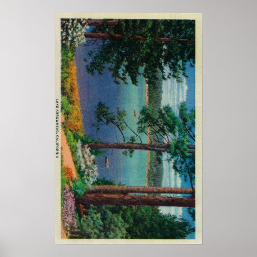 Arrowhead ViewLake Arrowhead, CA 2 Poster (Vorne)