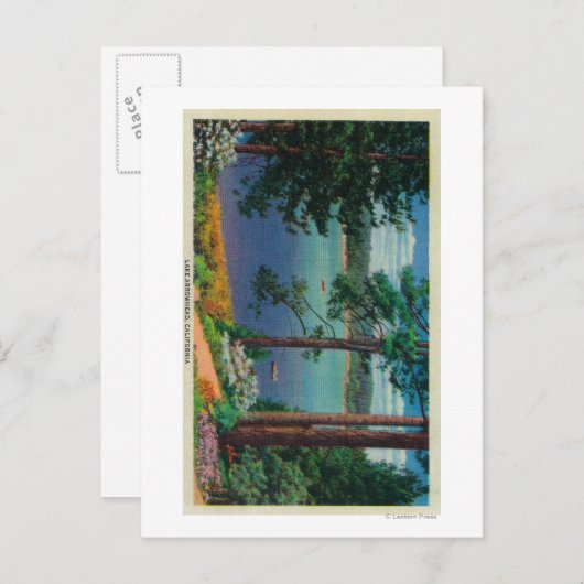 Arrowhead ViewLake Arrowhead, CA 2 Postkarte (Vorne/Hinten)