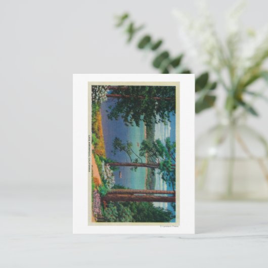 Arrowhead ViewLake Arrowhead, CA 2 Postkarte (Stehend Vorderseite)