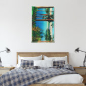 Arrowhead ViewLake Arrowhead, CA Leinwanddruck (Insitu (Schlafzimmer))