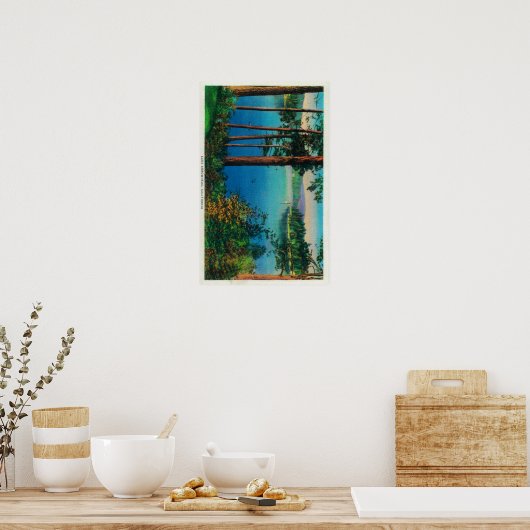 Arrowhead ViewLake Arrowhead, CA Poster (Küche)