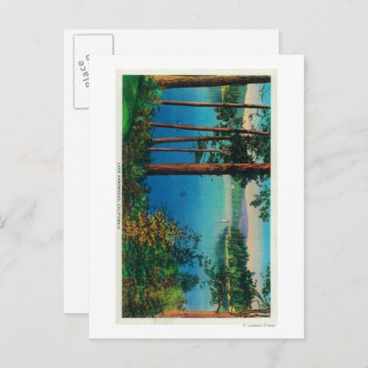 Arrowhead ViewLake Arrowhead, CA Postkarte (Vorne/Hinten)