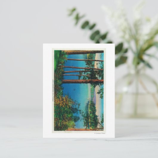 Arrowhead ViewLake Arrowhead, CA Postkarte (Stehend Vorderseite)