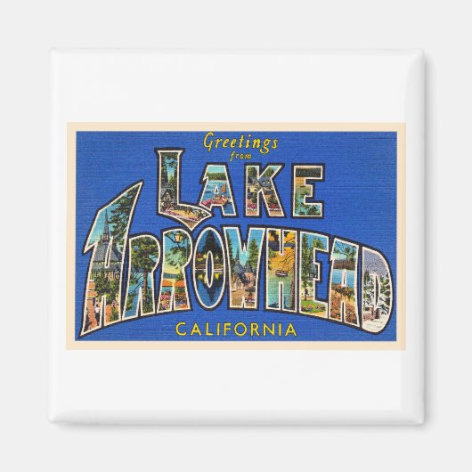 Arrowhey California CA Großer Brief Postkarte Magnet (Vorne)