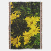 Arrowleaf Balsamroot Gelbe Wildblume Abstrakt Decke (Vorderseite Vertikal)