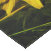 Arrowleaf Balsamroot Gelbe Wildblume Abstrakt Tischdecke (Schrägansicht)