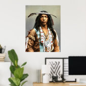 Arrowmaker, ein tapferer Ojibwa, 1903 Poster (Heimbüro)