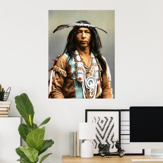 Arrowmaker, ein tapferer Ojibwa, 1903 Poster (Heimbüro)