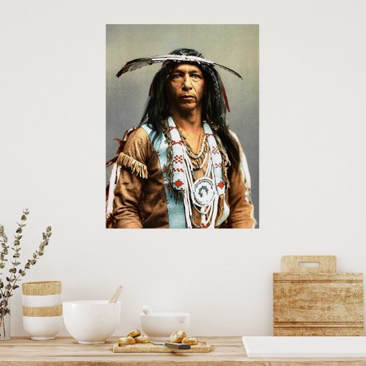 Arrowmaker, ein tapferer Ojibwa, 1903 Poster (Küche)