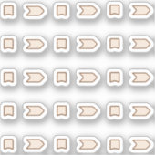 Arrows and flags aufkleber (Vorderseite)