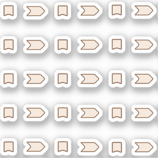 Arrows and flags  aufkleber (Vorderseite)