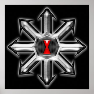 Arrows of Chaos - Black Widow Poster