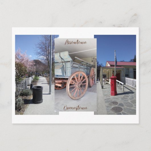 Arrowtown, Queenstown Postkarte (Vorderseite)