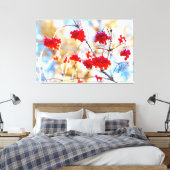 Arrowwood Berries Leinwanddruck (Insitu (Schlafzimmer))