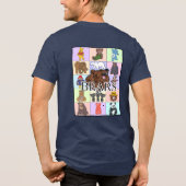 Arroyo - Bären Tri-Blend Shirt (Rückseite)