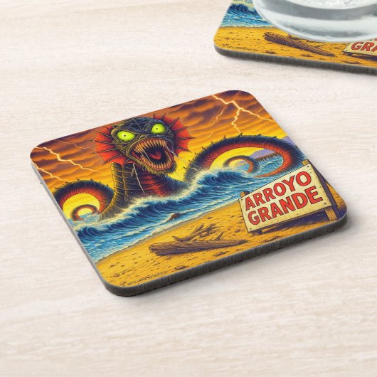 ARROYO GRANDE - "SCHLAF DER BÜCHER". GETRÄNKEUNTERSETZER (Linke Seite)