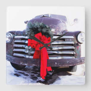 Arroyo Hondo Quadratische Wanduhr