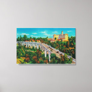 Arroyo Seco Brücke, Colorado-Straßen-Brücke Leinwanddruck