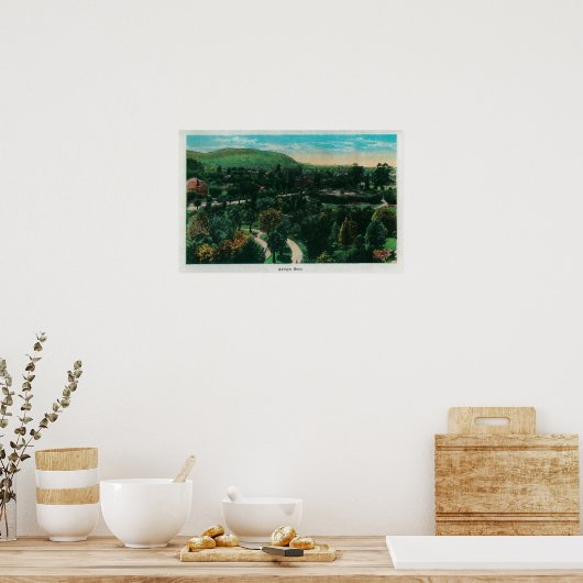 Arroyo Seco Grounds in Pasadena, CA Poster (Küche)