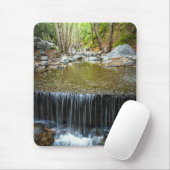 Arroyo Waterfall Nature Photography Art Print Mousepad (Mit Mouse)