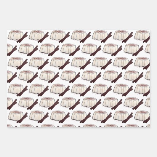 Arroz con Dulce Coquito Tembleque Puerto Rico Geschenkpapier Set (Vorderseite 2)