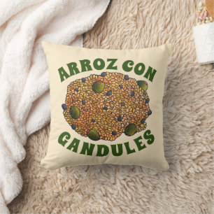 Arroz con Gandules Puerto Rico Kissen
