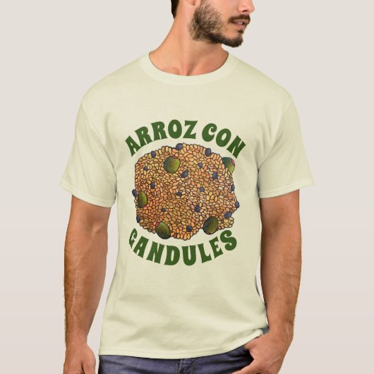 Arroz con Gandules Puerto Rico T-Shirt (Vorderseite)