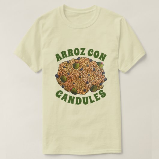 Arroz con Gandules Puerto Rico T-Shirt (Design vorne)