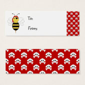Arrr!Bee Bumble Bee Gift Tag (Vorne & Hinten)