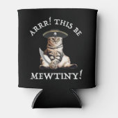 Arrr! Das ist winzig! Pirate Cat Dosenkühler (Vorderseite)