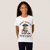 Arrr! Das ist winzig! Pirate Cat T-Shirt (Vorne ganz)