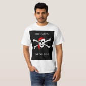 ARRR Matey Custom Pirate Mens Tshirt Shirt Top (Vorne ganz)